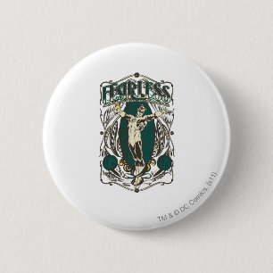 Grüne Laterne - "furchtloses" Plakat Button
