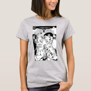 Grüne Laterne gegen Grüne Laterne, Schwarz und Wei T-Shirt