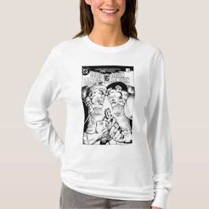 Grüne Laterne gegen Grüne Laterne, Schwarz und Wei T-Shirt