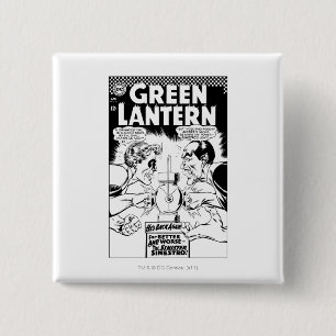Grüne Laterne gegen Sinestro, Schwarzweiss Button