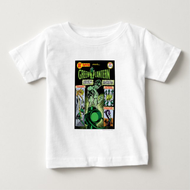 Grüne Laterne - Grünes schattiges Comic Baby T-shirt (Vorderseite)