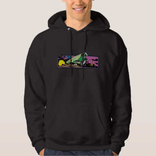 Grüne Laterne im Raum Hoodie