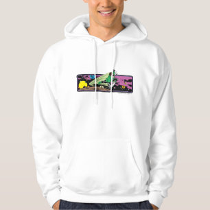 Grüne Laterne im Weltraum Hoodie