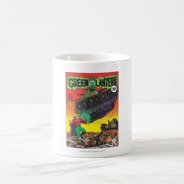 Grüne Laterne in den Gräben Kaffeetasse (Mittel)
