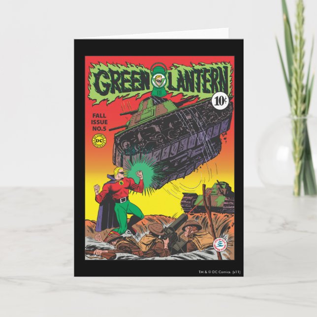 Grüne Laterne in den Gräben Karte (Vorderseite)