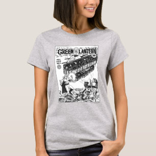 Grüne Laterne in den Gräben, Schwarz und Weiß T-Shirt