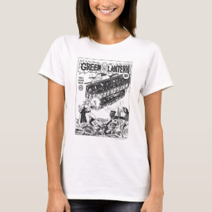 Grüne Laterne in den Gräben, Schwarz und Weiß T-Shirt