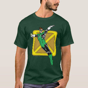 Grüne Laterne mit Hintergrund T-Shirt