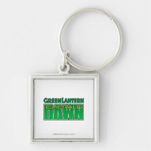 Grüne Laterne - Smaragddämmerungs-Logo Schlüsselanhänger