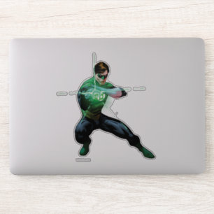 Grüne Laterne u. glühender Ring Aufkleber