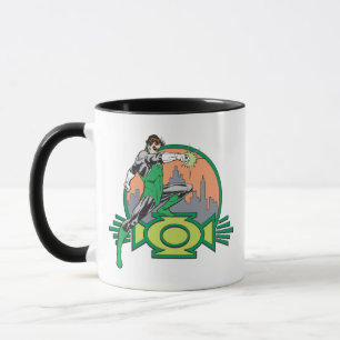 Grüne Laterne u. Stadtbild Tasse