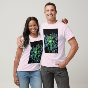 Grüne Laterne umgeben - Farbe T-Shirt