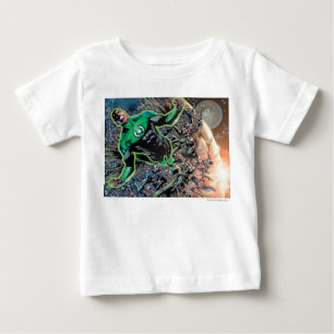 Grüne Laterne und der Mond Baby T-shirt