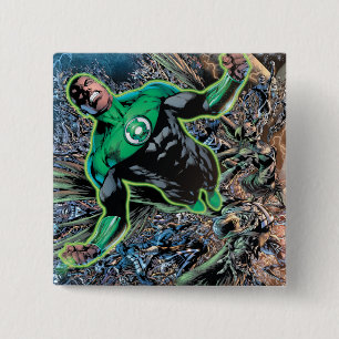 Grüne Laterne und der Mond Button