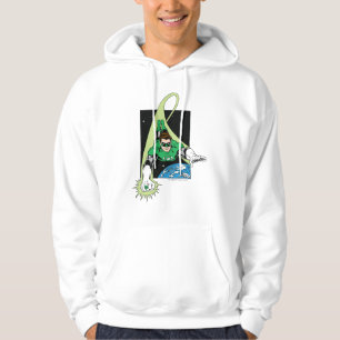Grüne Laterne und Erde Hoodie