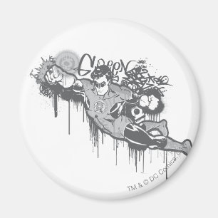 Grüne Laterne - verdrehte Unschuld BW Magnet