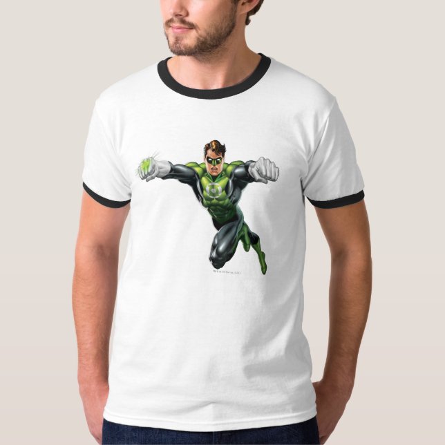 Grüne Laterne - Vollständig gerendert, Blick nach  T-Shirt (Vorderseite)