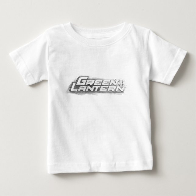 Grüne Laterne Zeichnend Baby T-shirt (Vorderseite)