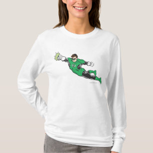 Grüne Laternen-Durchschläge T-Shirt