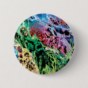 Grüne Laternen-Gruppe - Farbe Button