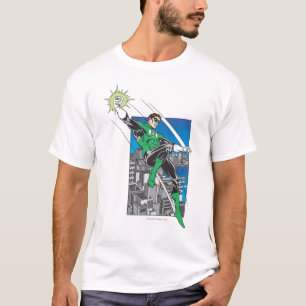 Grüne Laternen-Länder in der Stadt T-Shirt