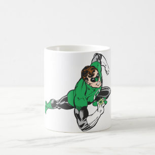 Grüne Laternen-Läufe Kaffeetasse