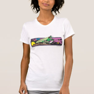 Grüne Laternen-Rennen durch Raum T-Shirt
