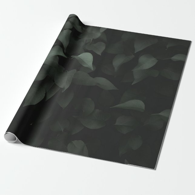 GRÜNE LEAF-PFLANZE GESCHENKPAPIER (Ungerollt)