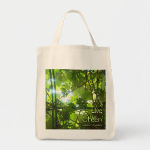Grüne lebhafttasche tragetasche