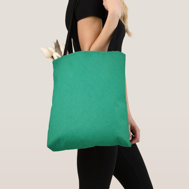 Grüne Lederstruktur Tasche (Von Nahem)