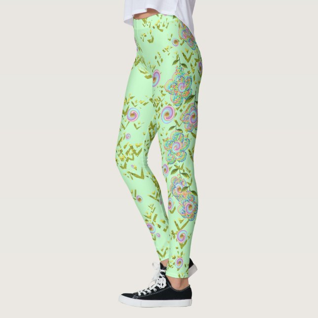 Grüne Leggings (Links)