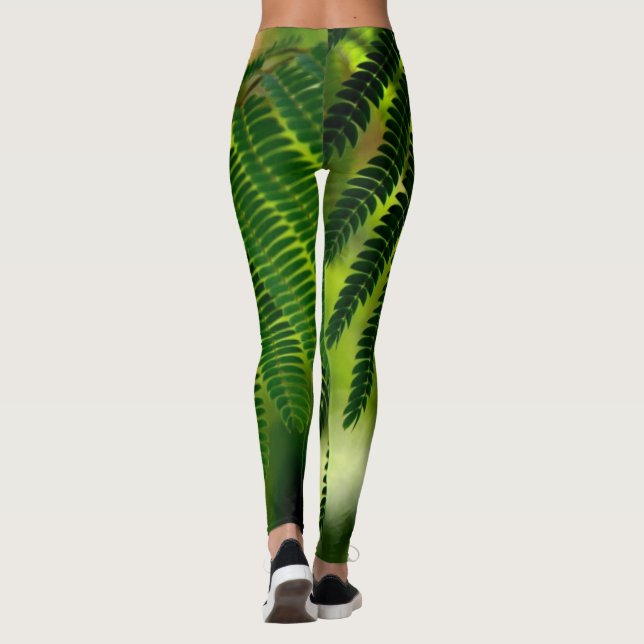Grüne Leggings (Rückseite)