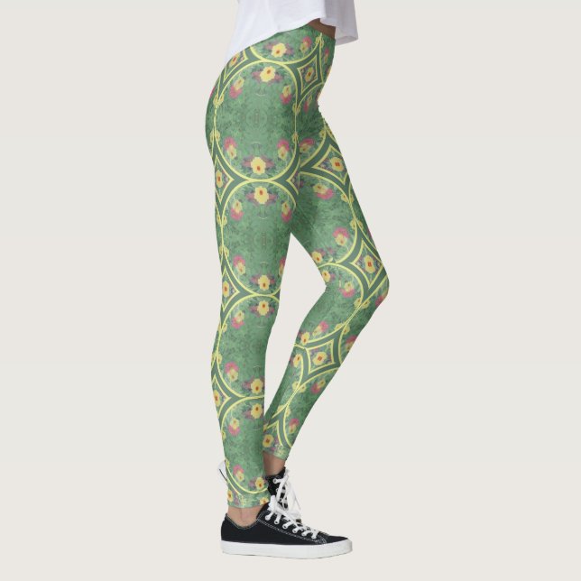 Grüne Leggings (Rechts)