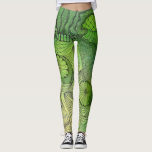 Grüne Leggings Februars