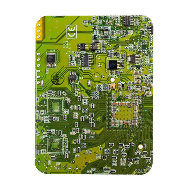 Grüne Leiterkarte der gedruckten Leiterplatte 2 Magnet (Vertikal)