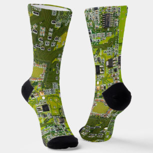 Grüne Leiterkarte der gedruckten Leiterplatte 2 Socken