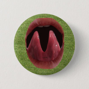 Grüne Liebe Button
