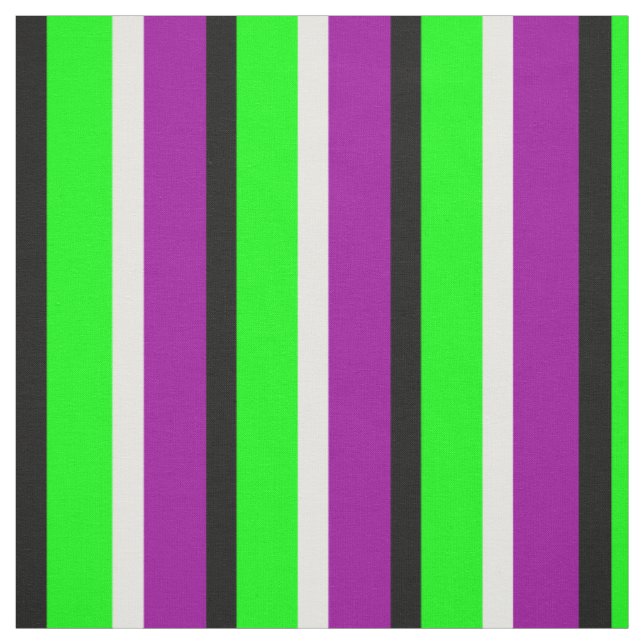 Grüne Lila Streifen Textil Stoff (Muster)