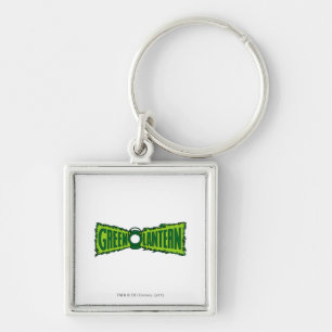 Grüne Logo-Flammen Schlüsselanhänger
