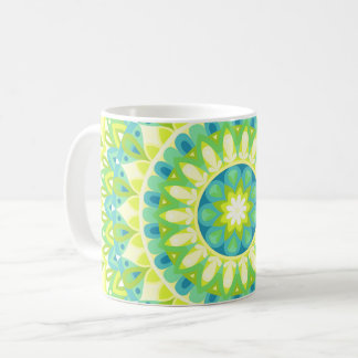 Grüne Mandala-Tasse Kaffeetasse