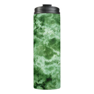 Grüne Marmorbeschaffenheit Thermosbecher