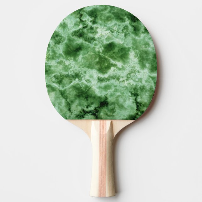 Grüne Marmortextur Tischtennis Schläger (Vorderseite)