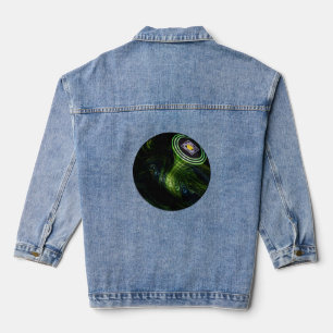 Grüne Marmorwanze, Denim Jacket Jeansjacke