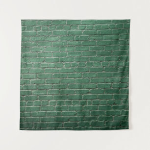 Grüne Mauer Wandteppich