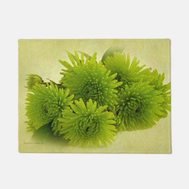 Grüne Mäuse  Fußmatte (Vorderseite)