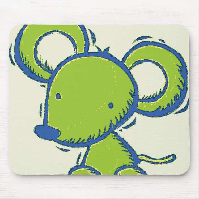 Grüne Mäusematte Mousepad (Vorne)