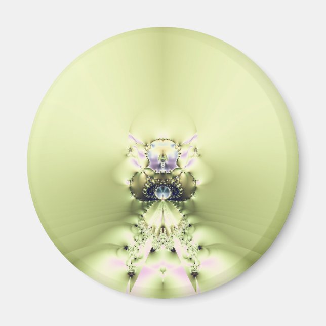 Grüne Meditation Magnet (Vorne)