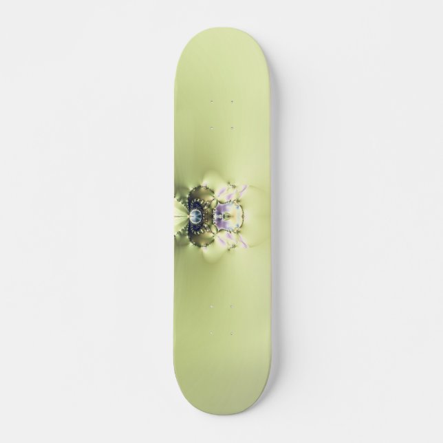 Grüne Meditation Skateboard (Vorne)