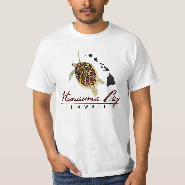 Grüne Meeresschildkröte Hawaiis T-Shirt (Vorderseite)