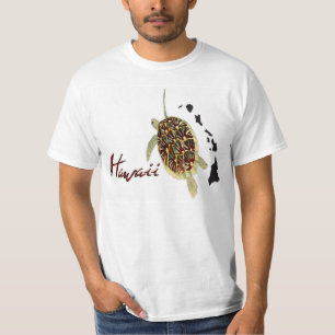 Grüne Meeresschildkröte Hawaiis T-Shirt
